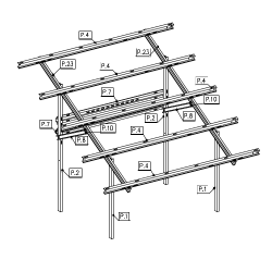 Konstrukcja gruntowa SF 4x3-B-1,7 betonowana